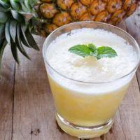 imagem Suco de abacaxi com hortelã 